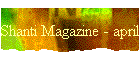 Shanti Magazine - aprile 2006